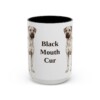 15oz Black Mouth Cur Mug, Vintage Dog Portrait Coffee Mug, Dog Lover Gift