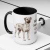 15oz Black Mouth Cur Dog Dad Mug, Vintage Sketch Coffee Mug, Dog Dad Gift