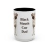 15oz Black Mouth Cur Dog Dad Mug, Vintage Sketch Coffee Mug, Dog Dad Gift