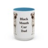 15oz Black Mouth Cur Dog Dad Mug, Vintage Sketch Coffee Mug, Dog Dad Gift