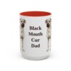 15oz Black Mouth Cur Dog Dad Mug, Vintage Sketch Coffee Mug, Dog Dad Gift