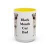 15oz Black Mouth Cur Dog Dad Mug, Vintage Sketch Coffee Mug, Dog Dad Gift