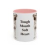 11oz Funny Black Mouth Cur Mug, Tough Mouth Soft Heart, Vintage Dog Coffee Mug, Dog Lover Gift