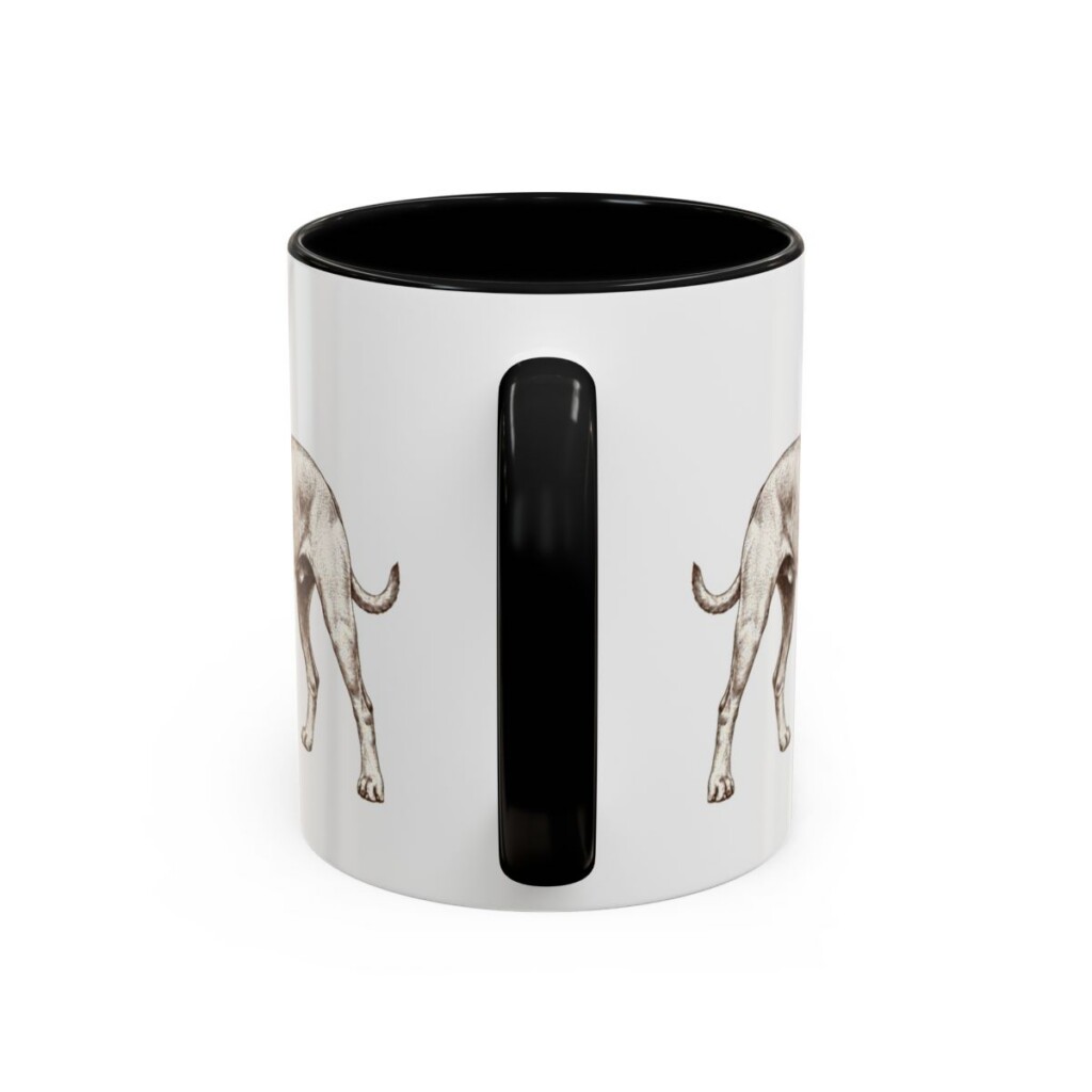 11oz Black Mouth Cur Latin Mug, Black Mouth Cur, Vintage Dog Coffee Mug, Dog Lover Gift