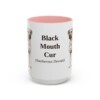 15oz Black Mouth Cur Latin Mug, Black Mouth Cur, Vintage Dog Coffee Mug, Dog Lover Gift
