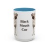 15oz Black Mouth Cur Mug, Vintage Dog Portrait Coffee Mug, Dog Lover Gift