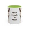 black-mouth-cur-mug-mom-light-green-1 11oz Black Mouth Cur Dog Mom Mug, Vintage Sketch Coffee Mug, Dog Mom Gift