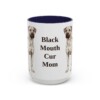black-mouth-cur-mug-mom-navy-2 15oz Black Mouth Cur Dog Mom Mug, Vintage Sketch Coffee Mug, Dog Mom Gift