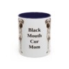 black-mouth-cur-mug-mom-navy-3 11oz Black Mouth Cur Dog Mom Mug, Vintage Sketch Coffee Mug, Dog Mom Gift