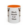 black-mouth-cur-mug-mom-orange-3 11oz Black Mouth Cur Dog Mom Mug, Vintage Sketch Coffee Mug, Dog Mom Gift
