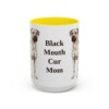 black-mouth-cur-mug-mom-yellow-2 15oz Black Mouth Cur Dog Mom Mug, Vintage Sketch Coffee Mug, Dog Mom Gift