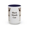 15oz Black Mouth Cur Mug, Vintage Dog Portrait Coffee Mug, Dog Lover Gift