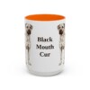 15oz Black Mouth Cur Mug, Vintage Dog Portrait Coffee Mug, Dog Lover Gift
