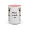 15oz Black Mouth Cur Mug, Vintage Dog Portrait Coffee Mug, Dog Lover Gift
