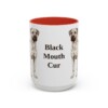 15oz Black Mouth Cur Mug, Vintage Dog Portrait Coffee Mug, Dog Lover Gift