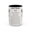 15oz Black Mouth Cur Mug, Illustrated Dog Breed Facts Coffee Mug, Vintage Dog Keepsake Gift