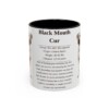 black-mouth-cur-mug-writeup-black-front-4 11oz Black Mouth Cur Mug, Illustrated Dog Breed Facts Coffee Mug, Vintage Dog Keepsake Gift