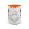 15oz Black Mouth Cur Mug, Illustrated Dog Breed Facts Coffee Mug, Vintage Dog Keepsake Gift