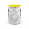 15oz Black Mouth Cur Mug, Illustrated Dog Breed Facts Coffee Mug, Vintage Dog Keepsake Gift