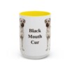 15oz Black Mouth Cur Mug, Vintage Dog Portrait Coffee Mug, Dog Lover Gift