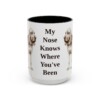bloodhound-mug-humor-black-front-3 15oz Funny Bloodhound Mug, My Nose Knows Where You've Been, Vintage Dog Coffee Mug, Dog Lover Gift