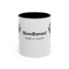 bloodhound-mug-latin-black-front-1 11oz Bloodhound Latin Mug, Bloodhound, Vintage Dog Coffee Mug, Dog Lover Gift
