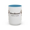 15oz Bloodhound Latin Mug, Bloodhound, Vintage Dog Coffee Mug, Dog Lover Gift