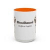 15oz Bloodhound Latin Mug, Bloodhound, Vintage Dog Coffee Mug, Dog Lover Gift