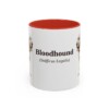 bloodhound-mug-latin-red-1 11oz Bloodhound Latin Mug, Bloodhound, Vintage Dog Coffee Mug, Dog Lover Gift