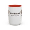 15oz Bloodhound Latin Mug, Bloodhound, Vintage Dog Coffee Mug, Dog Lover Gift