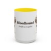 15oz Bloodhound Latin Mug, Bloodhound, Vintage Dog Coffee Mug, Dog Lover Gift