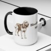 bloodhound-mug-mom-black-context-2-3 15oz Bloodhound Dog Mom Mug, Vintage Sketch Coffee Mug, Dog Mom Gift