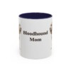 11oz Bloodhound Dog Mom Mug, Vintage Sketch Coffee Mug, Dog Mom Gift