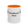 11oz Bloodhound Dog Mom Mug, Vintage Sketch Coffee Mug, Dog Mom Gift