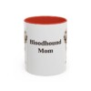11oz Bloodhound Dog Mom Mug, Vintage Sketch Coffee Mug, Dog Mom Gift