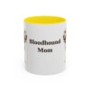 11oz Bloodhound Dog Mom Mug, Vintage Sketch Coffee Mug, Dog Mom Gift