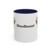11oz Bloodhound Mug, Vintage Dog Portrait Coffee Mug, Dog Lover Gift
