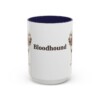 15oz Bloodhound Mug, Vintage Dog Portrait Coffee Mug, Dog Lover Gift