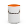 15oz Bloodhound Mug, Vintage Dog Portrait Coffee Mug, Dog Lover Gift