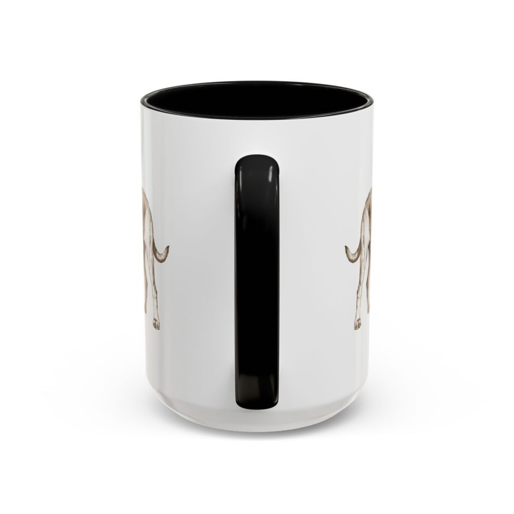 bloodhound-mug-writeup-black-back-1 15oz Bloodhound Mug, Illustrated Dog Breed Facts Coffee Mug, Vintage Dog Keepsake Gift