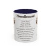 11oz Bloodhound Mug, Illustrated Dog Breed Facts Coffee Mug, Vintage Dog Keepsake Gift