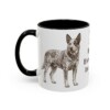 11oz Funny Blue Heeler Mug, My Dog Herds Everything Including Me, Vintage Dog Coffee Mug, Dog Lover Gift
