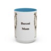 15oz Borzoi Dog Mom Mug, Vintage Sketch Coffee Mug, Dog Mom Gift