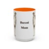 15oz Borzoi Dog Mom Mug, Vintage Sketch Coffee Mug, Dog Mom Gift