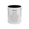 borzoi-mug-writeup-black-front-7 11oz Borzoi Mug, Illustrated Dog Breed Facts Coffee Mug, Vintage Dog Keepsake Gift