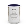 15oz Borzoi Mug, Illustrated Dog Breed Facts Coffee Mug, Vintage Dog Keepsake Gift