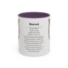 borzoi-mug-writeup-purple-3 11oz Borzoi Mug, Illustrated Dog Breed Facts Coffee Mug, Vintage Dog Keepsake Gift