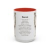 15oz Borzoi Mug, Illustrated Dog Breed Facts Coffee Mug, Vintage Dog Keepsake Gift