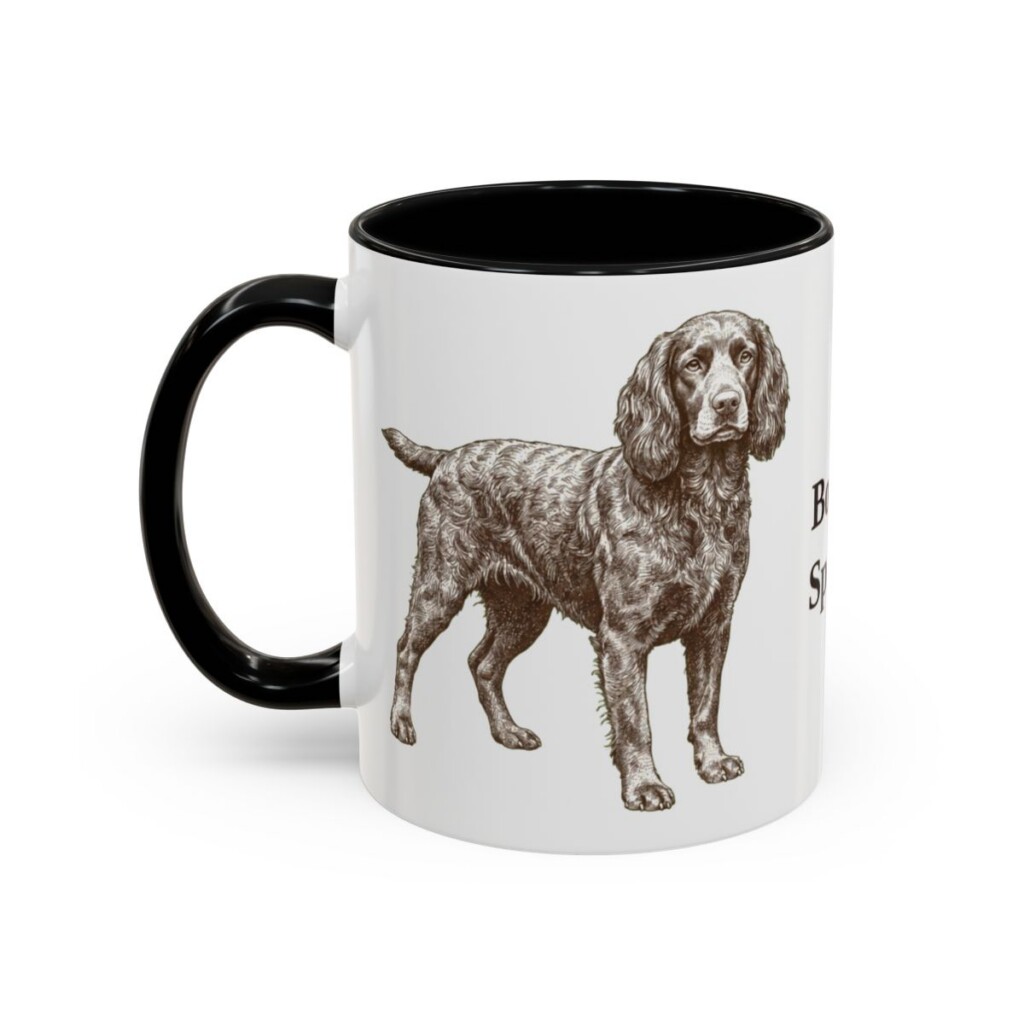 11oz Boykin Spaniel Mug, Vintage Dog Portrait Coffee Mug, Dog Lover Gift