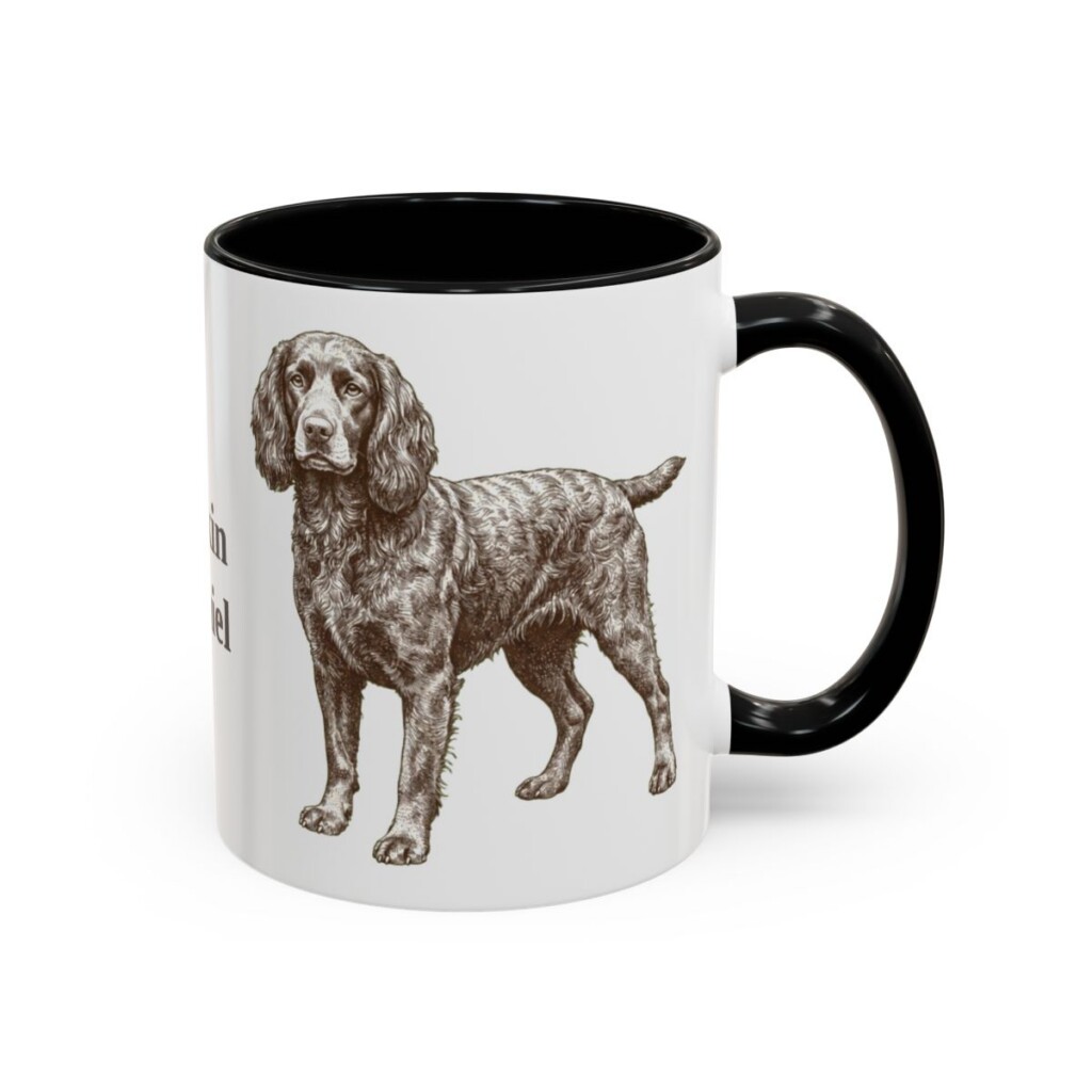 11oz Boykin Spaniel Mug, Vintage Dog Portrait Coffee Mug, Dog Lover Gift